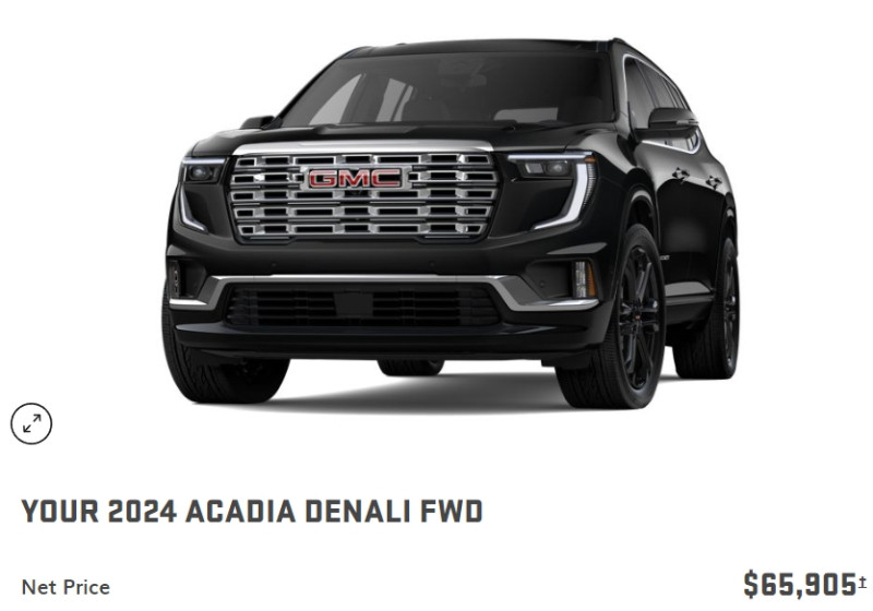 b1Tf1g1 Your 2024 Acadia Denali FWD